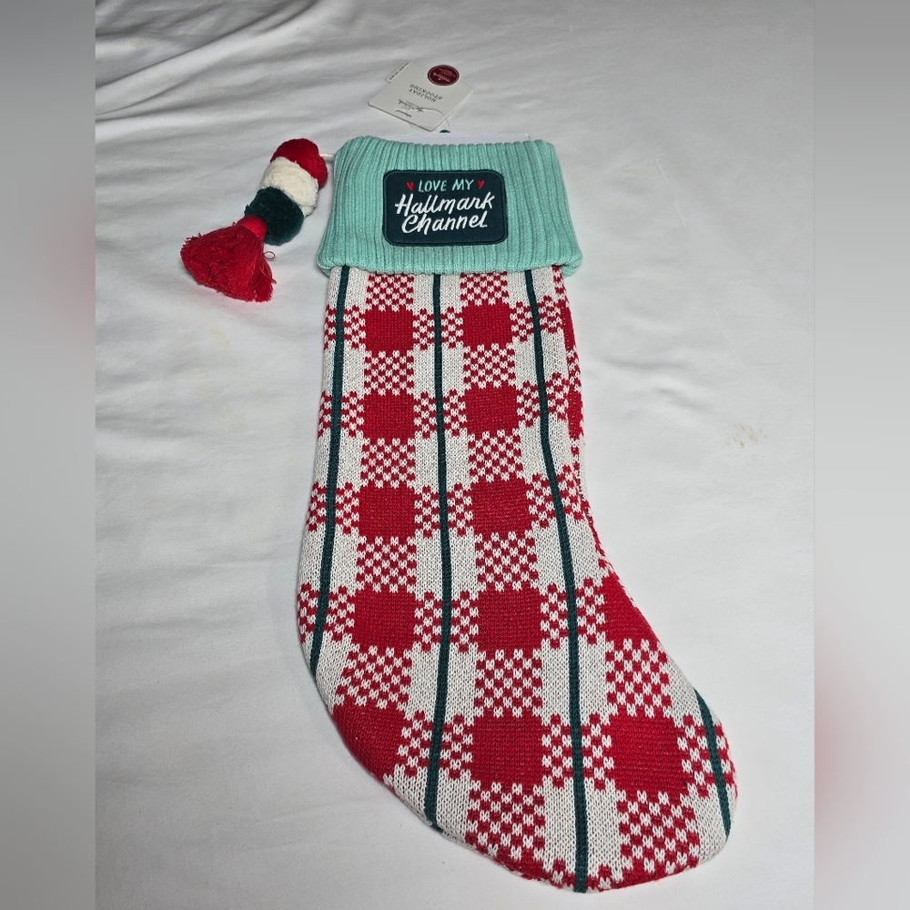 Hallmark Channel Love My Christmas Stocking Nwt - Picture 1 of 3